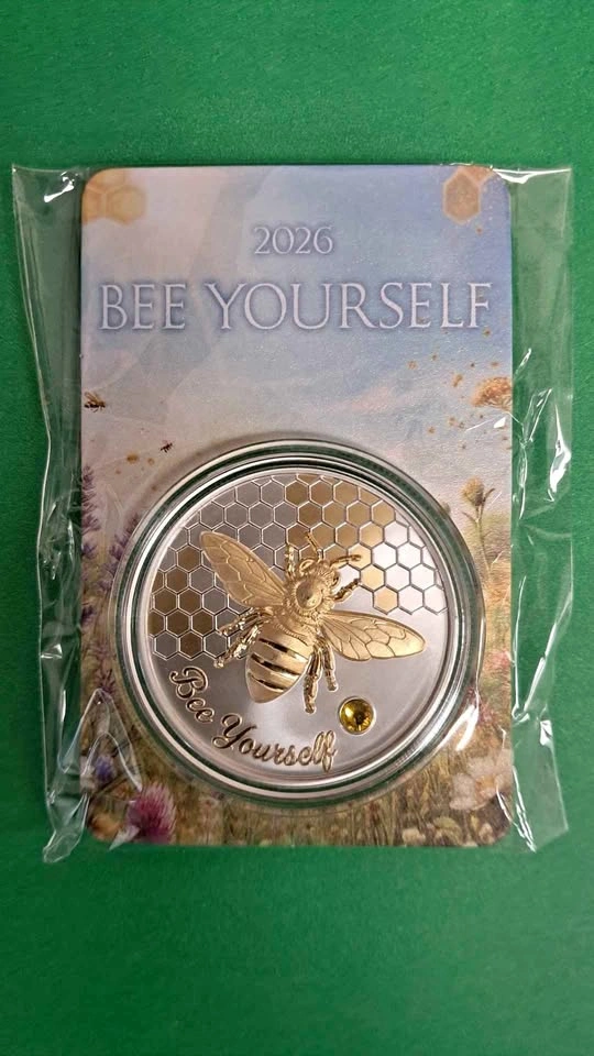 Bee Yourself 2026 1 oz Copper Silver Gold Gilded Collectible