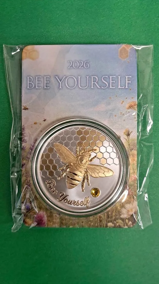 Bee Yourself 2026 1 oz Copper Silver Gold Gilded Collectible