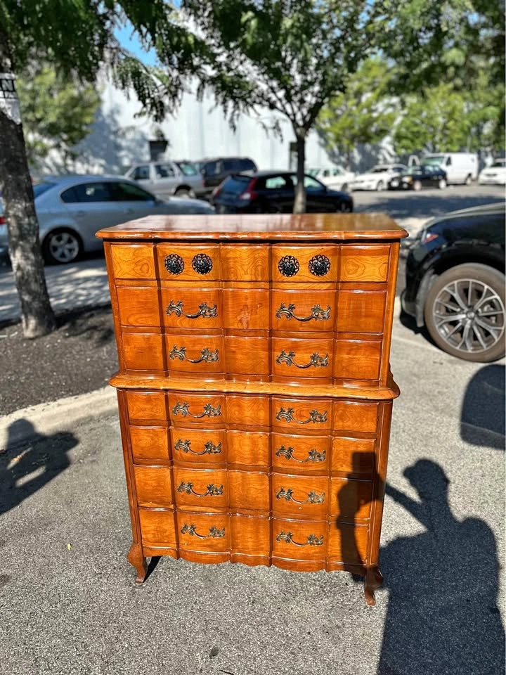 MCM 7 Drawer Tallboy Dresser
