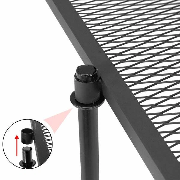 Heavy Duty Adjustable Fire Pit Camping Cookware - photo 3
