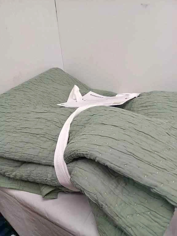 KING SIZE- EVERGRACEHOME Cotton Sateen Quilt Set