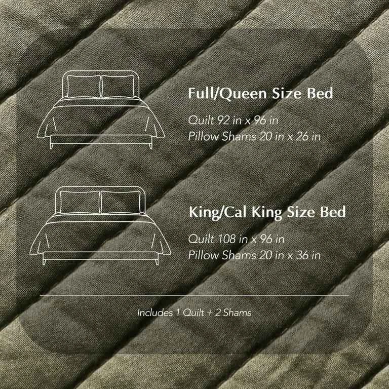 KING SIZE- EVERGRACEHOME Cotton Sateen Quilt Set - photo 4