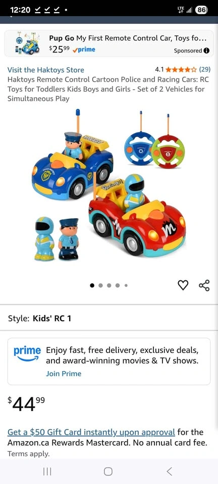 Remote Control Cartoon Police and Racing Cars - photo 3