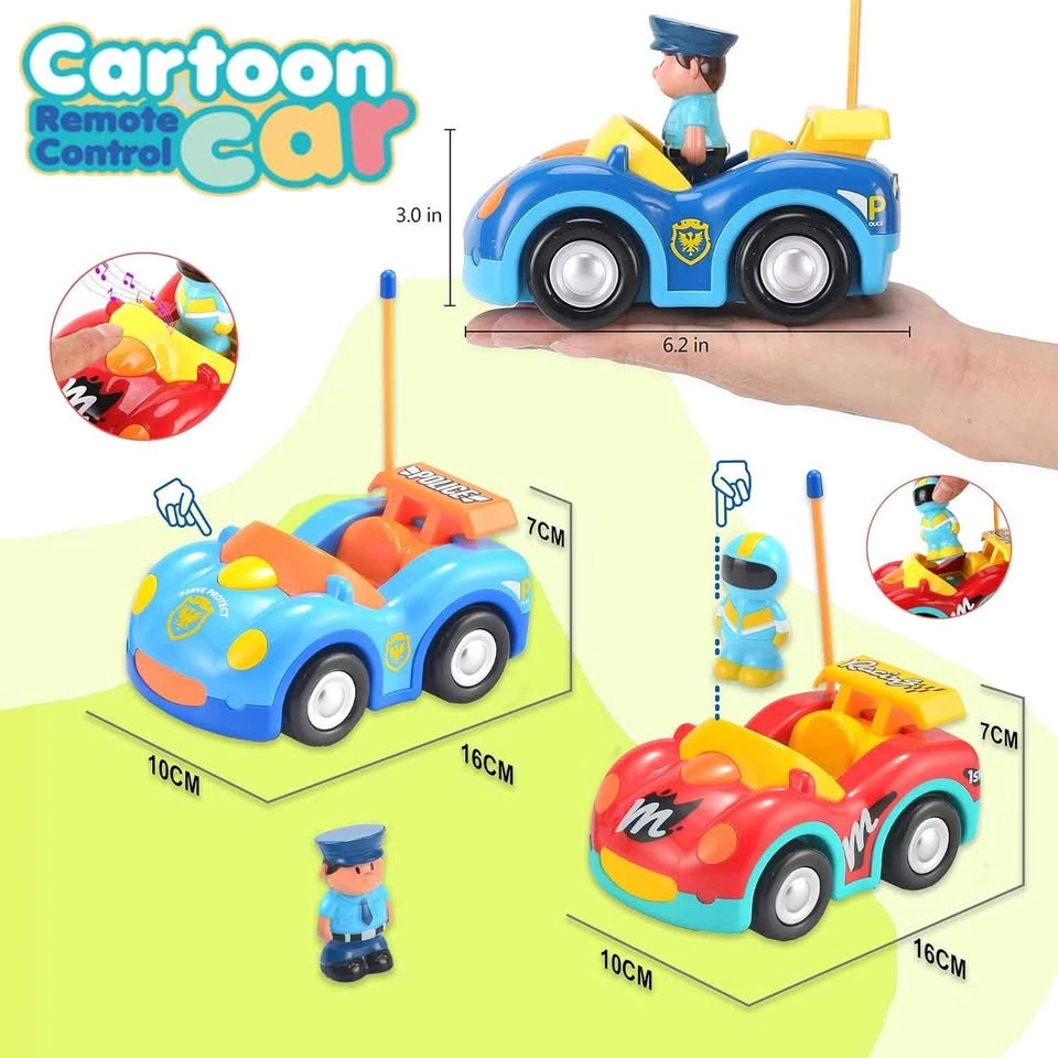 Remote Control Cartoon Police and Racing Cars - photo 5
