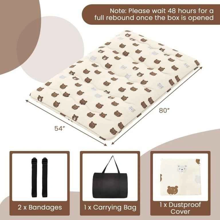 Floor Mattress Futon with Cover and Carrying Bag - photo 2