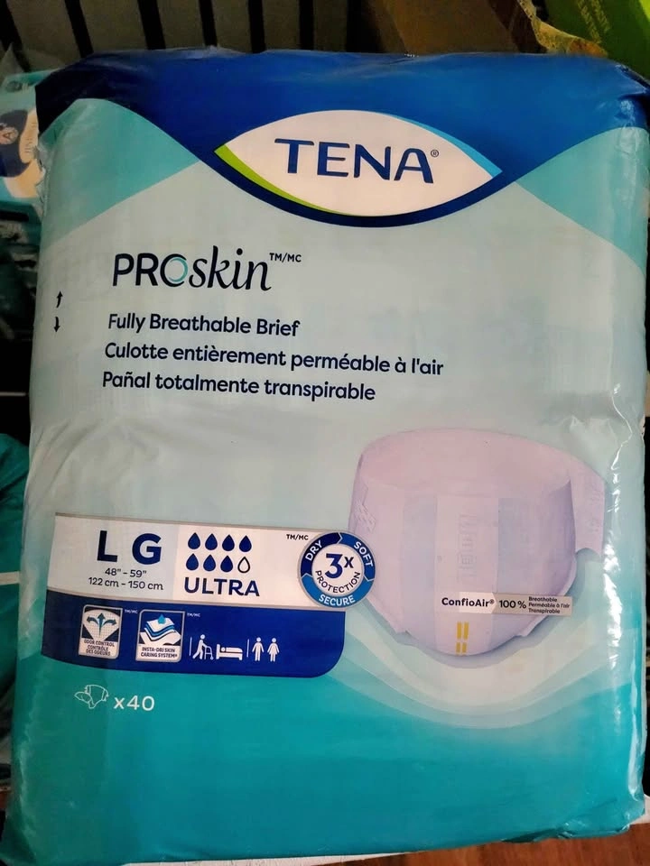 TENA PROskin Ultra Absorbency Briefs (40 count) Large