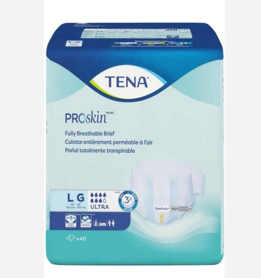 TENA PROskin Ultra Absorbency Briefs (40 count) Large - photo 4