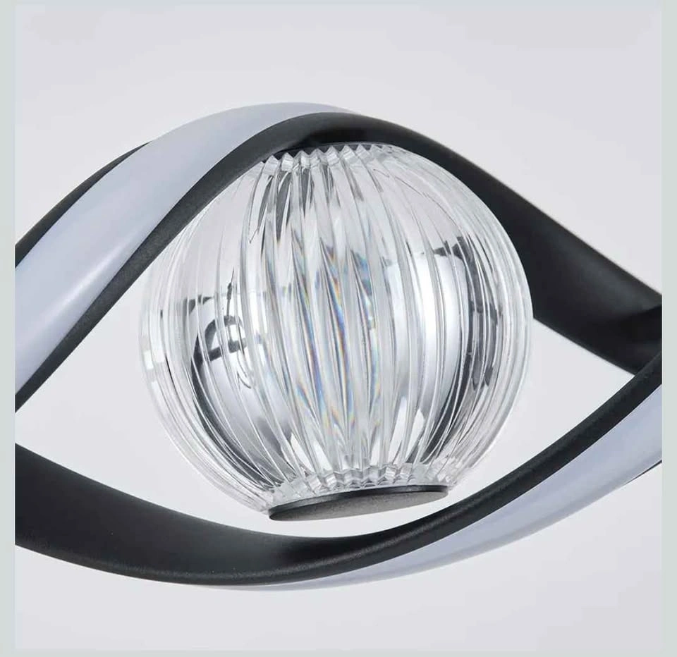 Spiral Wave LED Chandelier, Warm Light - photo 4