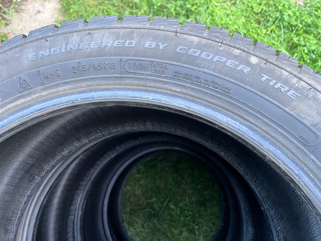 18” Winter Tires 245/45-18 Motomaster Cooper Winter Edge - photo 3