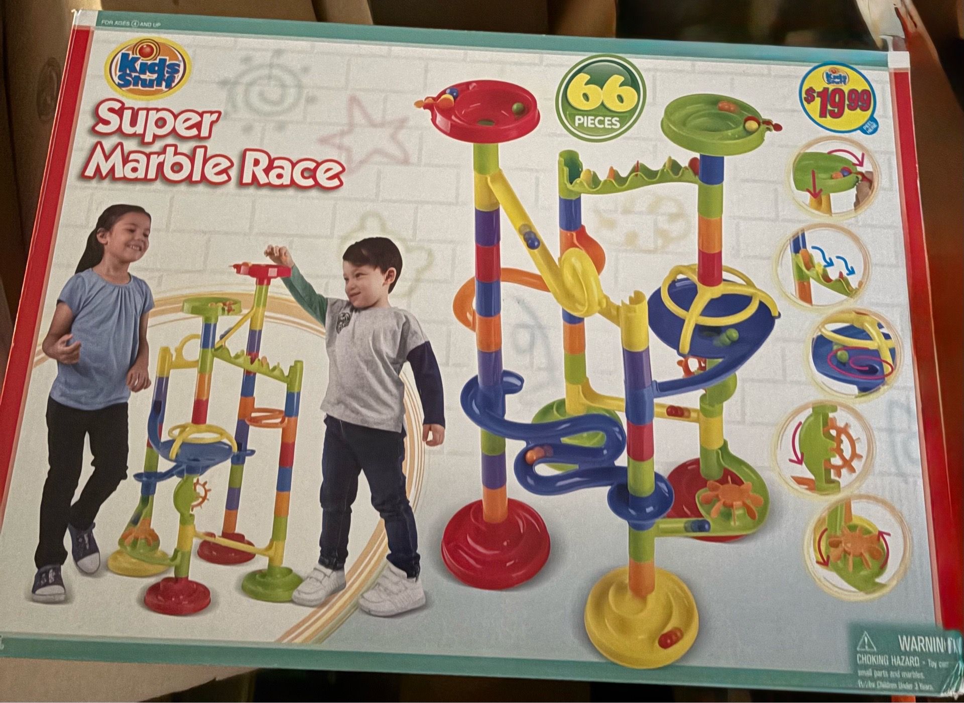 Super Marble Race Track Game Set - In Box- new- not used - photo 2