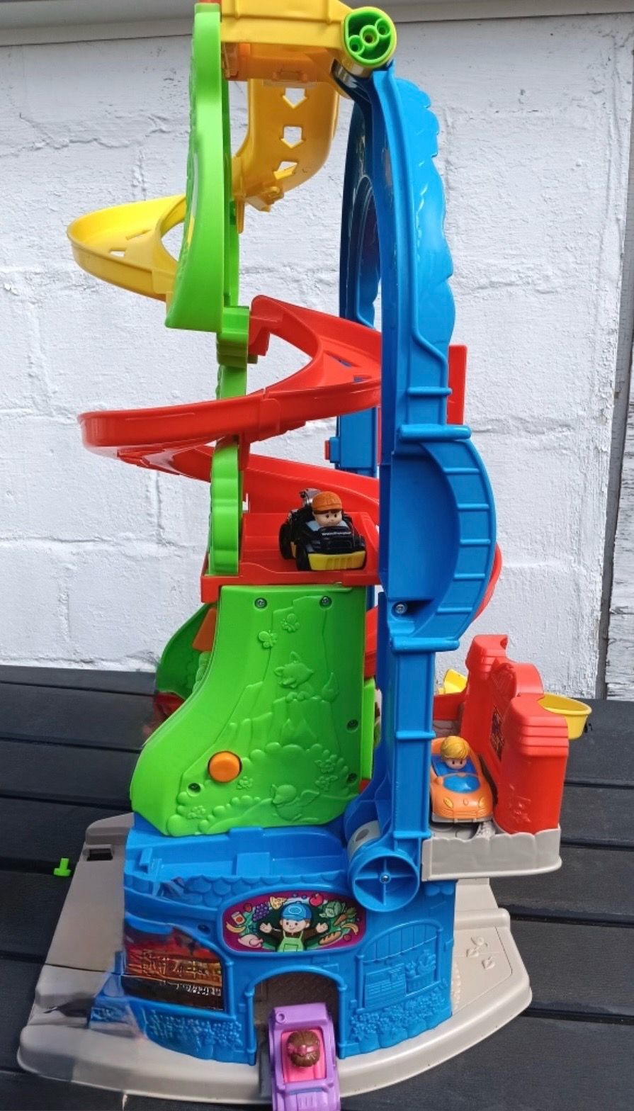 Fisher-Price Little People Sit 'n Stand Skyway 2-in-1 Race Track - photo 3