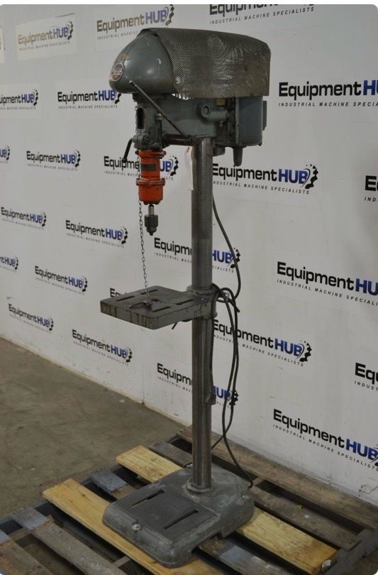 RARE Pre-WWII 1939 Delta Milwaukee Heavy Duty Floor Drill Press - photo 3