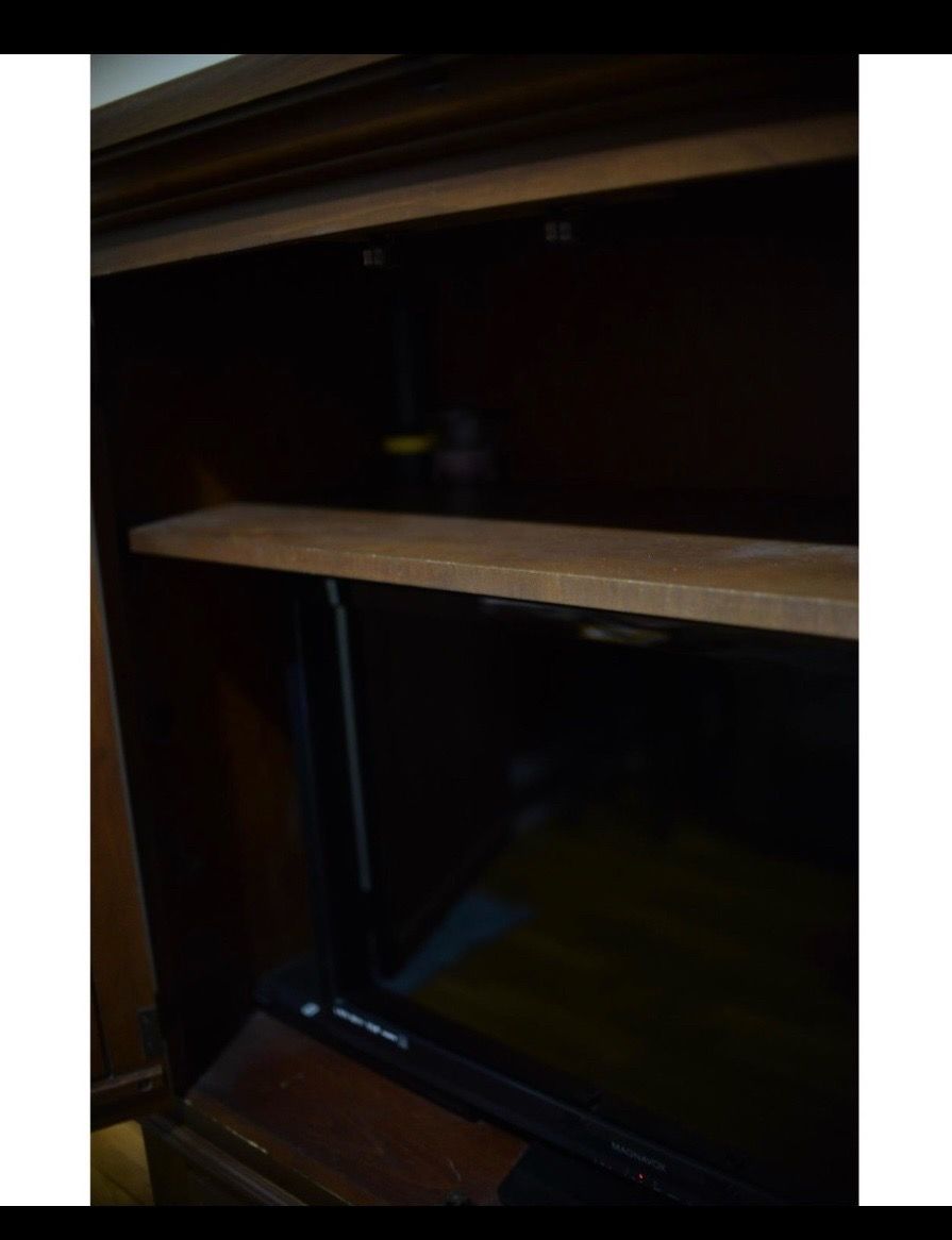 Shaker-Style Solid Dark Oak Armoire / Wardrobe - photo 4