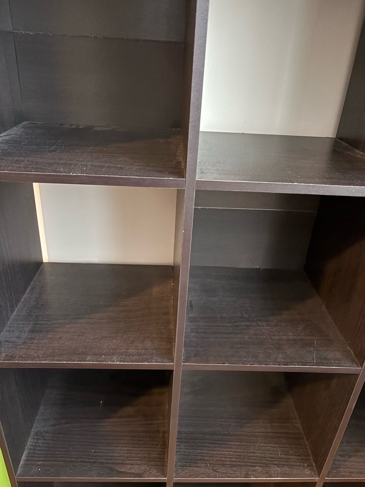 Modern Black 12-Cube Storage Organizer / Cubby Bookshelf - photo 5