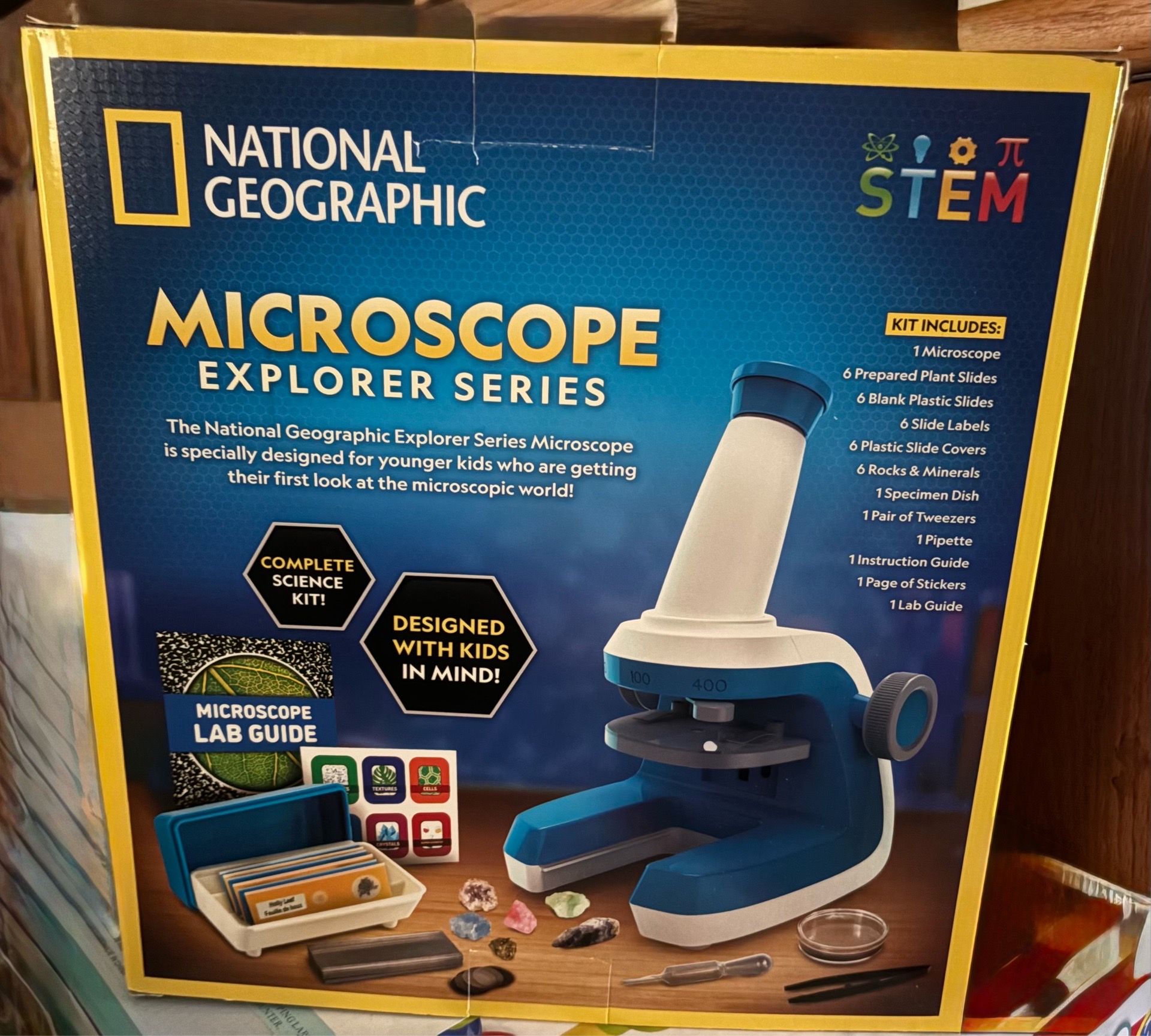 Kids! NEW National Geographic Explorer Series Microscope STEM Ki - photo 3