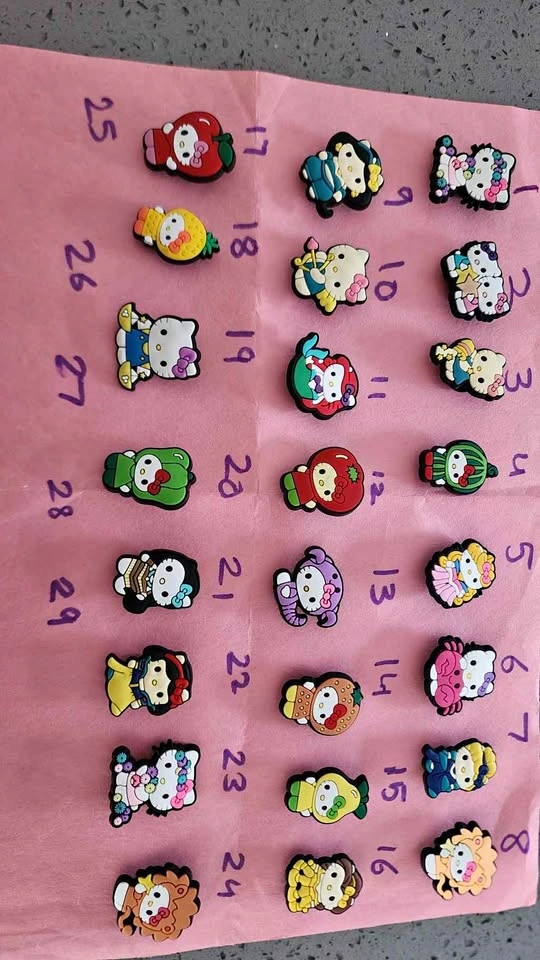 Hello kitty charms jibbitz