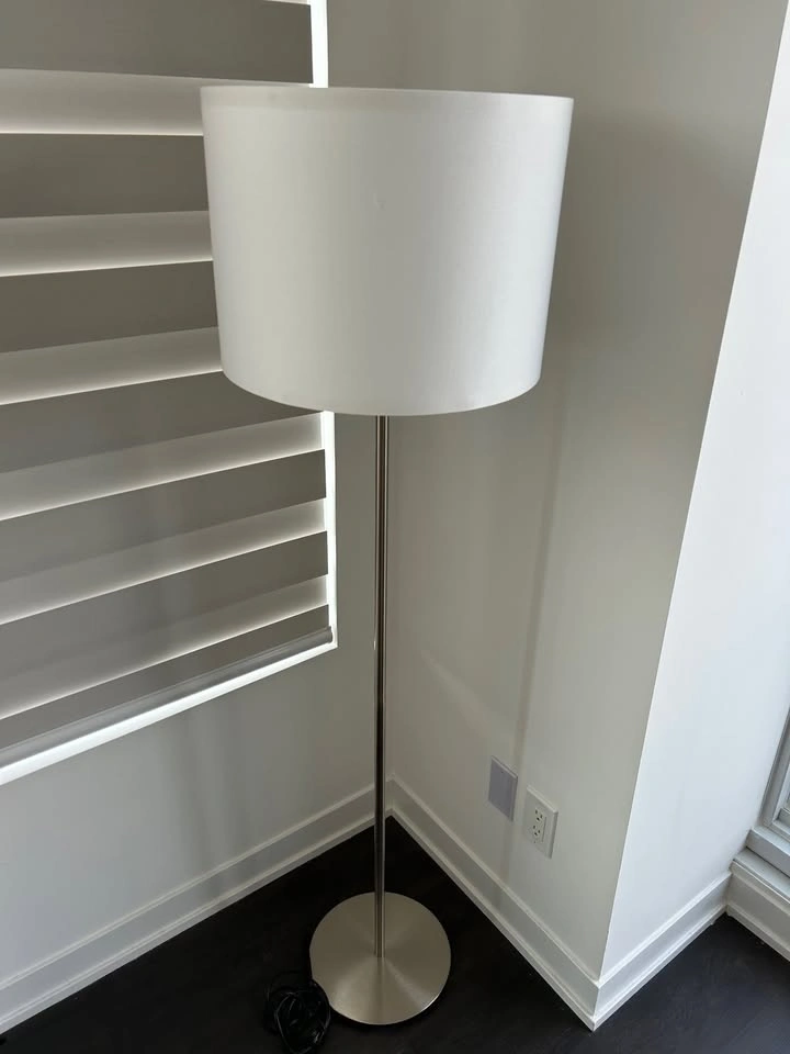 IKEA RINGSTA / SKAFTET Floor Lamp – White/Nickel - photo 2