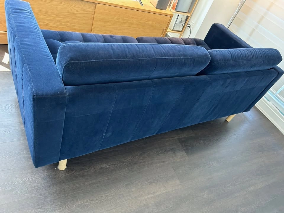 IKEA MORABO Dark-Blue Sofa - photo 5