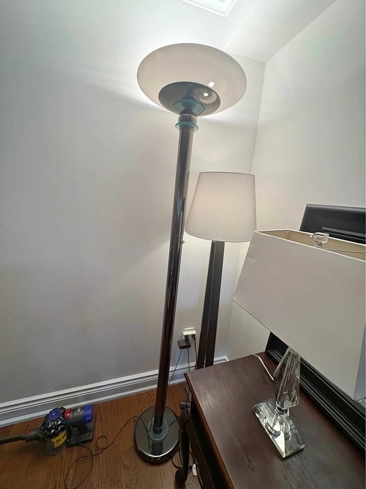 Vintage Postmodern Torcherie Floor Lamp