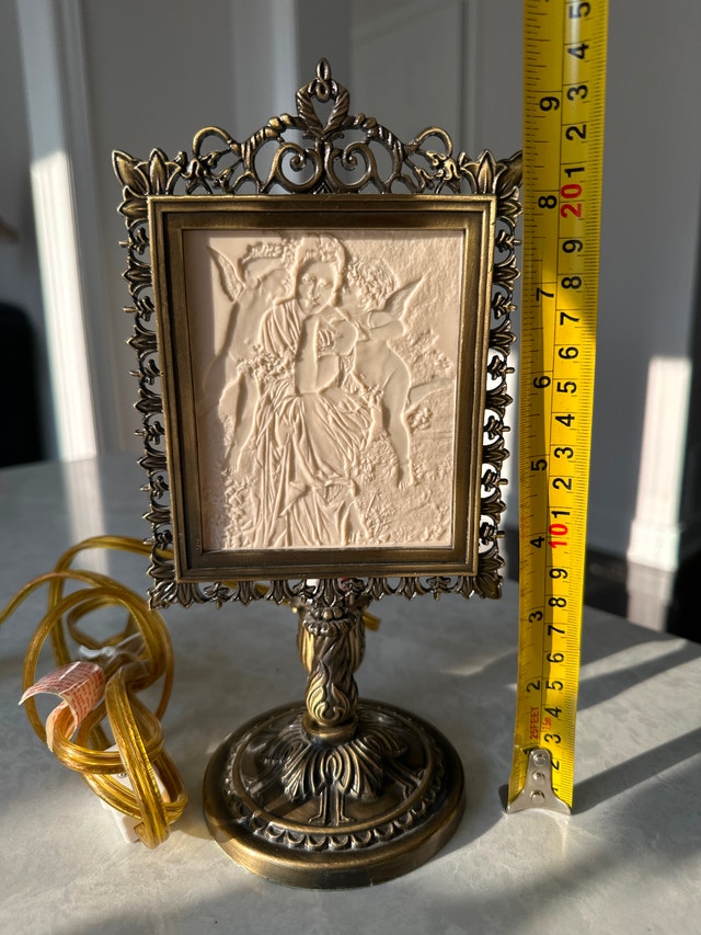 Vintage porcelain lithophane accent lamp - photo 5