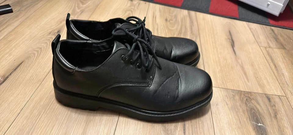 George Men's Black Dress Shoes