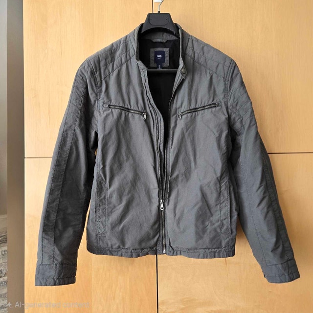 Gap Men's L Grey Khaki Jacket