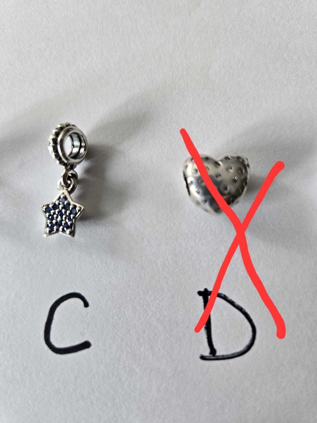 Genuine Pandora Retired Star Charm