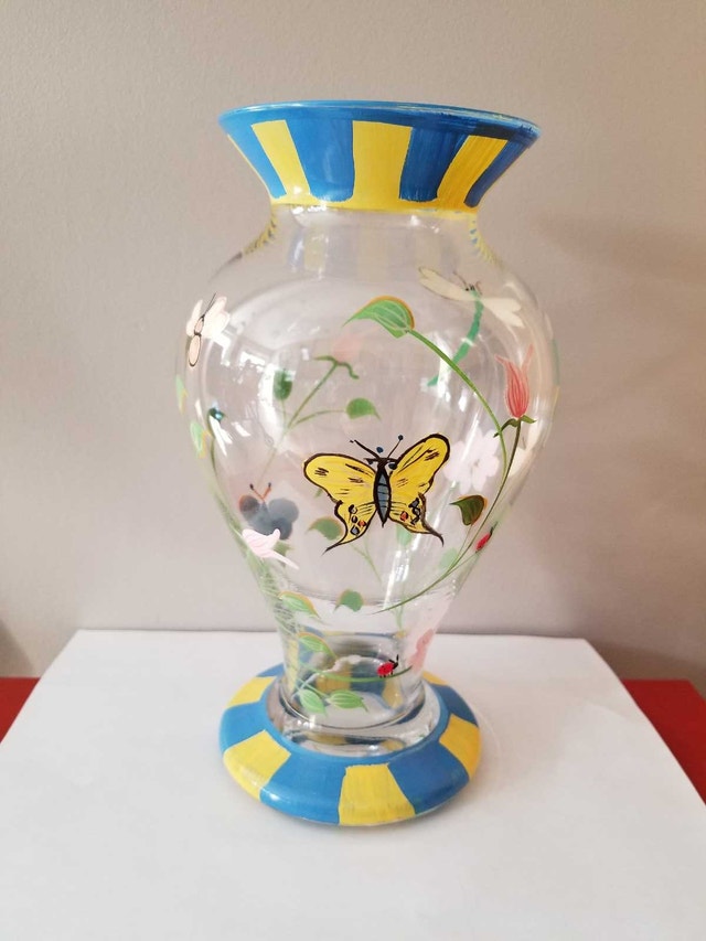 Lenox Hand Painted Meadow Vase