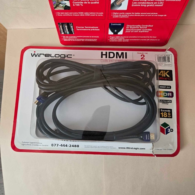 Wirelogic HDMI Cables 2 Pack