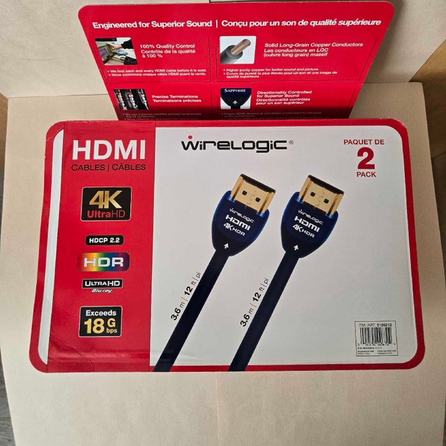 Wirelogic HDMI Cables 2 Pack - photo 3