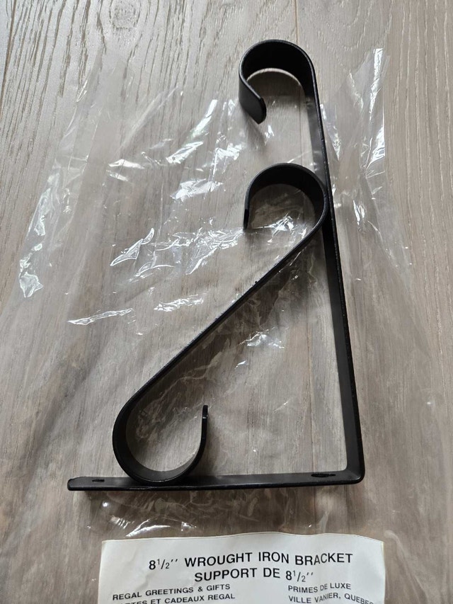 Wrought Iron Bracket Support 8 1/2" - photo 3