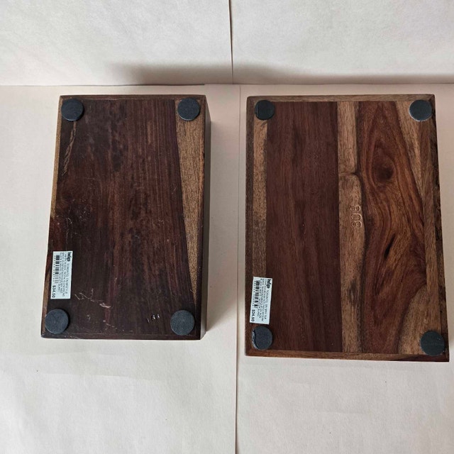 Wood Boxes Dark Blue Inlay Pattern - photo 5