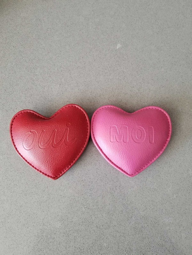 Heart Leather Paperweights