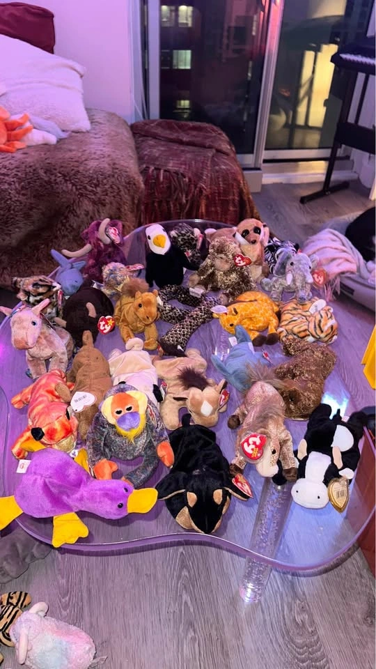 Large Lot of Ty Beanie Babies and Plush Toys - photo 2