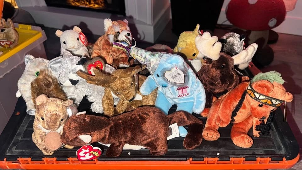 Large Lot of Ty Beanie Babies and Plush Toys - photo 5
