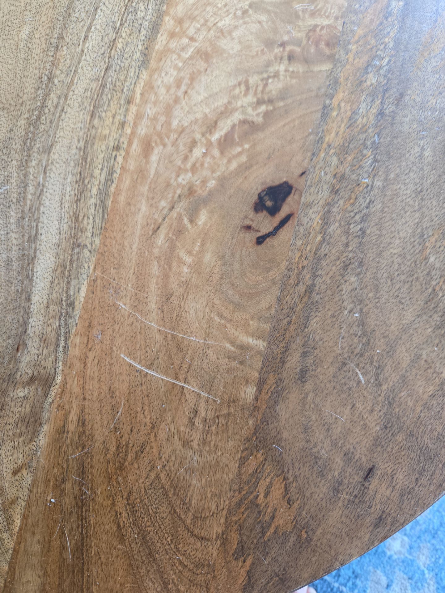 Round Solid Wood Coffee Table - photo 3
