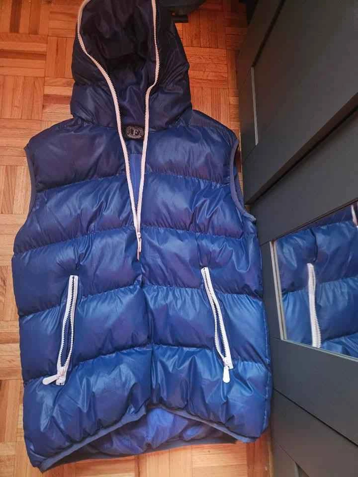 Blue puffer vest jacket - photo 2
