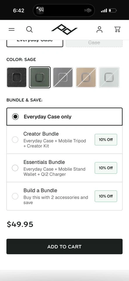 Peak Design Everyday Case for iPhone 17 Sage - photo 3