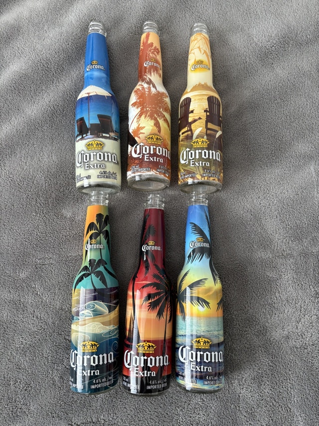 Corona Extra Summer Series Collector Bottles