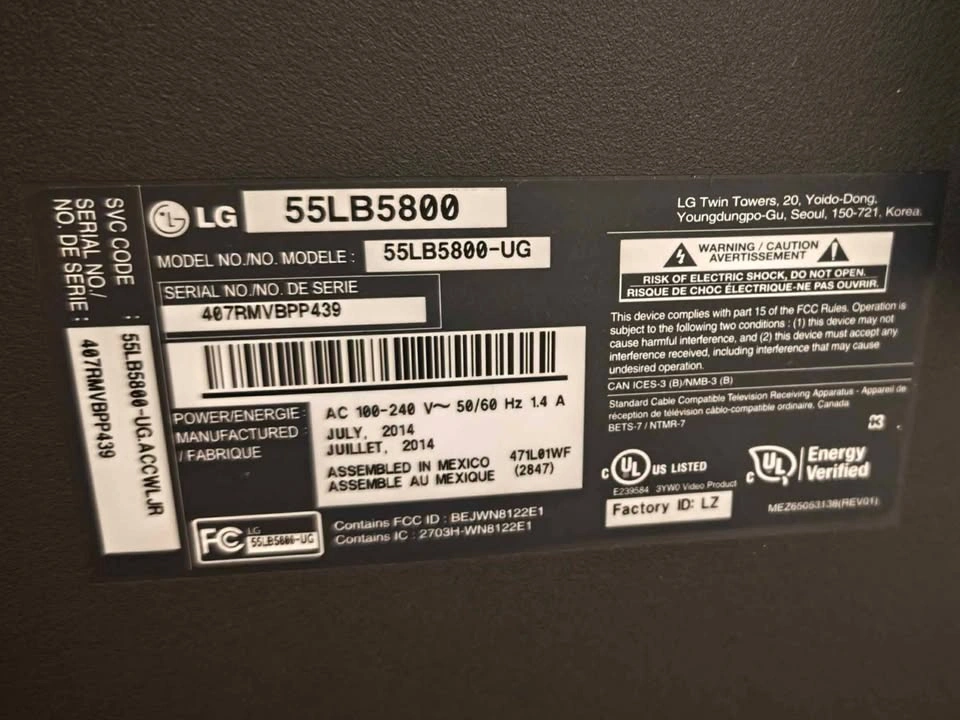 LG 55LB5800 55-Inch Smart TV - photo 3
