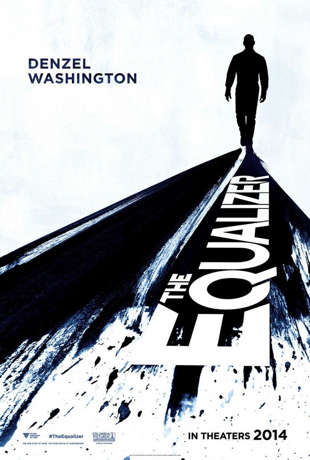 The Equalizer Movie Large Bus Shelter Poster 4 ft by 5.5 ft