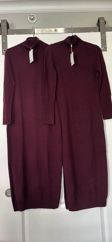 QUINCE NWT 100% Cashmere Midi Sweater Dress XS or Small - photo 5