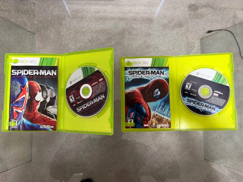 CIB Spider-Man Edge of Time and Shattered Dimensions Xbox 360 - photo 2