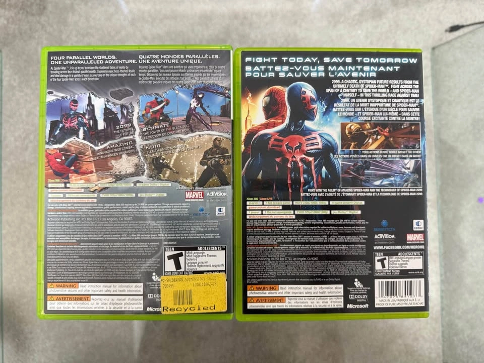 CIB Spider-Man Edge of Time and Shattered Dimensions Xbox 360 - photo 3