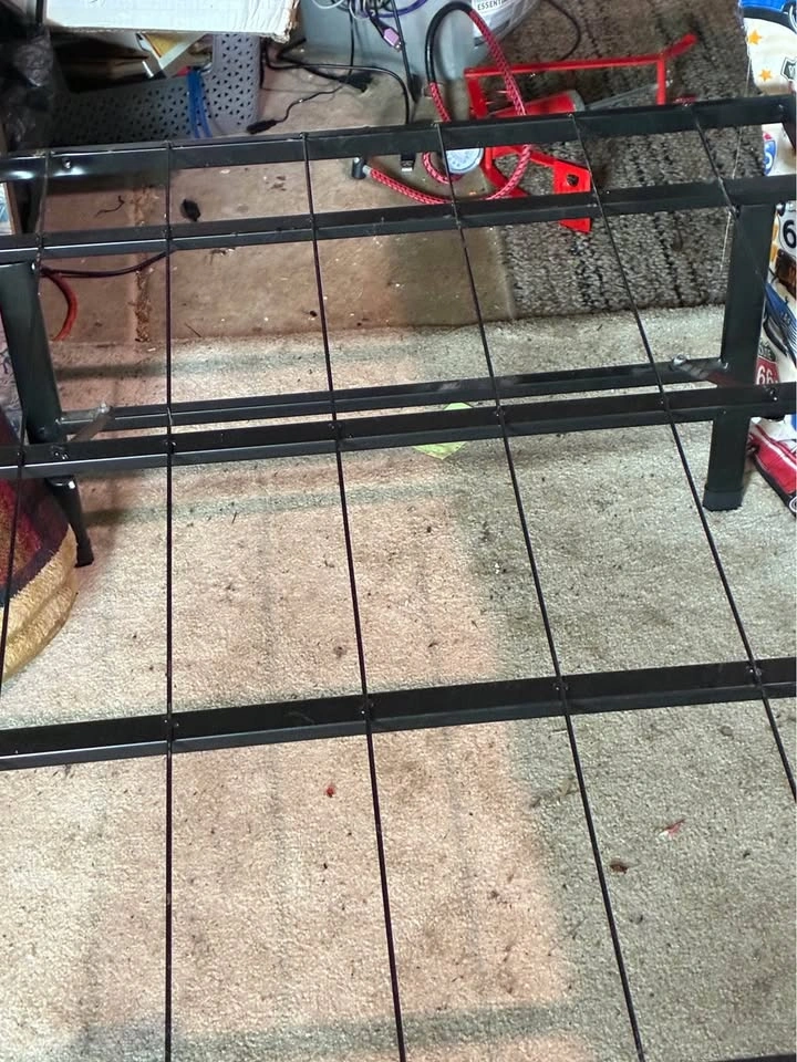 XL Twin Black Metal Frame - photo 4