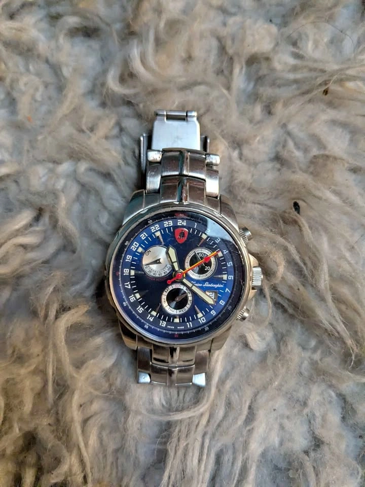 Lamborghini Pilots Blue Watch 501463