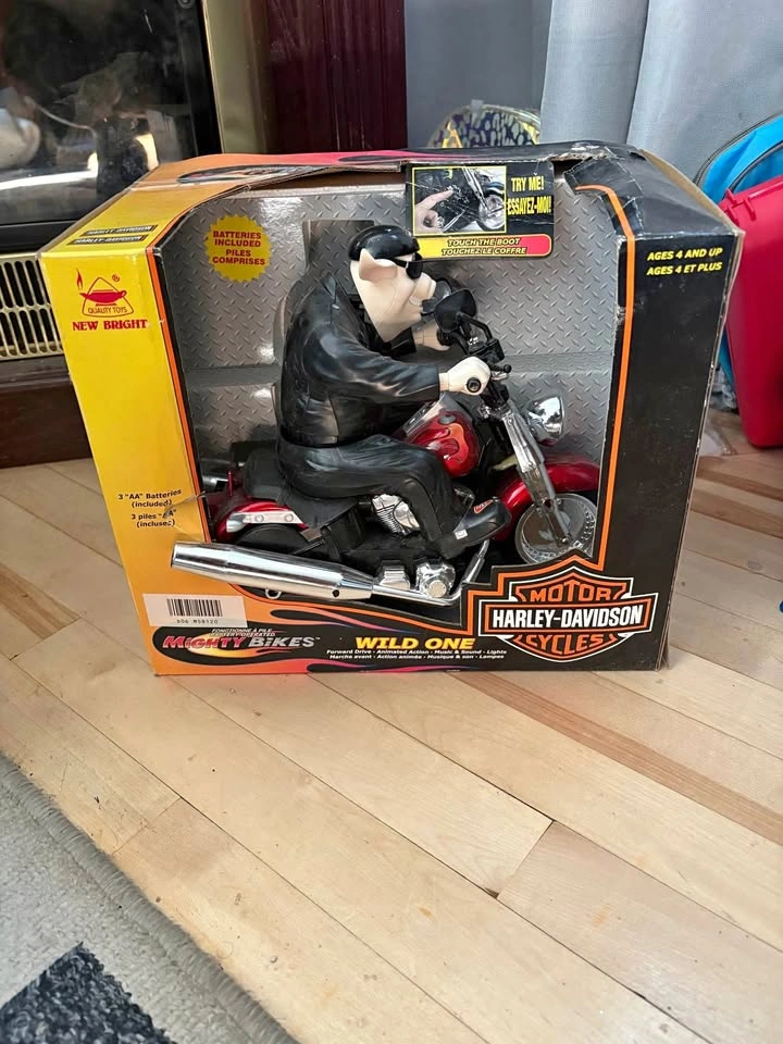 Vintage New Bright Harley-Davidson Wild One Mighty Bike #359