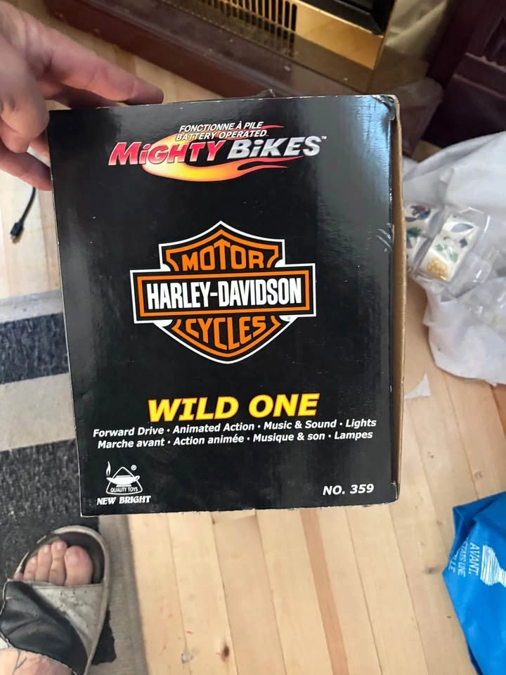 Vintage New Bright Harley-Davidson Wild One Mighty Bike #359 - photo 2