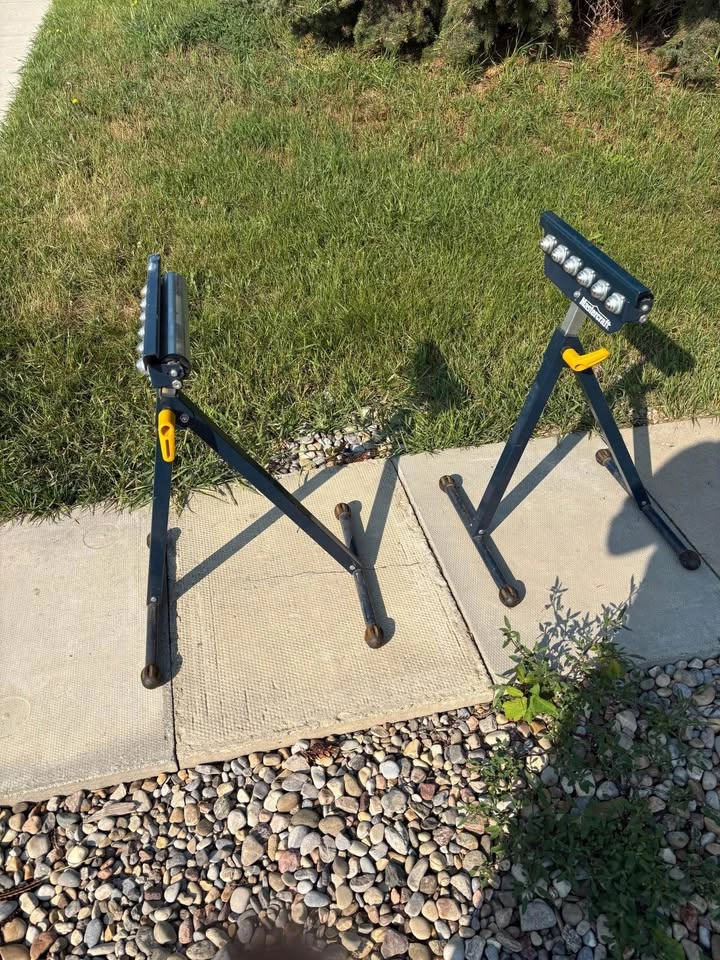 Pair of Mastercraft Adjustable Roller Stands – $40 - photo 3
