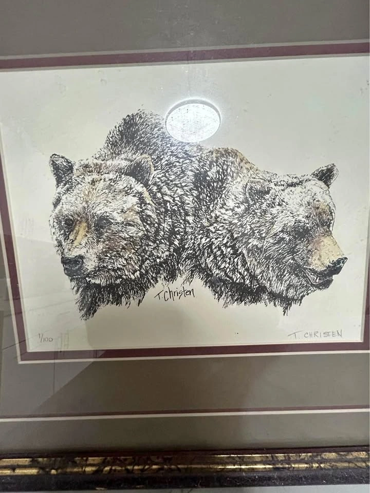 T. Christen Wildlife Art Prints – Bears, Wolves & Cougars